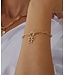 EF COLLECTION 14KY MIXED CHAIN ENHANCED BRACELET