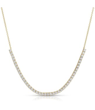 EF COLLECTION Diamond Row Necklace