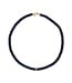 EF COLLECTION 14KY LAPIS LAZULI RONDELLE BEAD NECKLACE