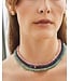 EF COLLECTION 14KY LAPIS LAZULI RONDELLE BEAD NECKLACE
