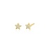 EF COLLECTION Diamond Baby Star Stud Earring
