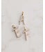 EF COLLECTION 14KY DIAMOND SCRIPT INITIAL CHARM - C