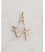 EF COLLECTION Diamond Script Initial Charm