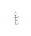 EF COLLECTION Diamond Script Initial Charm