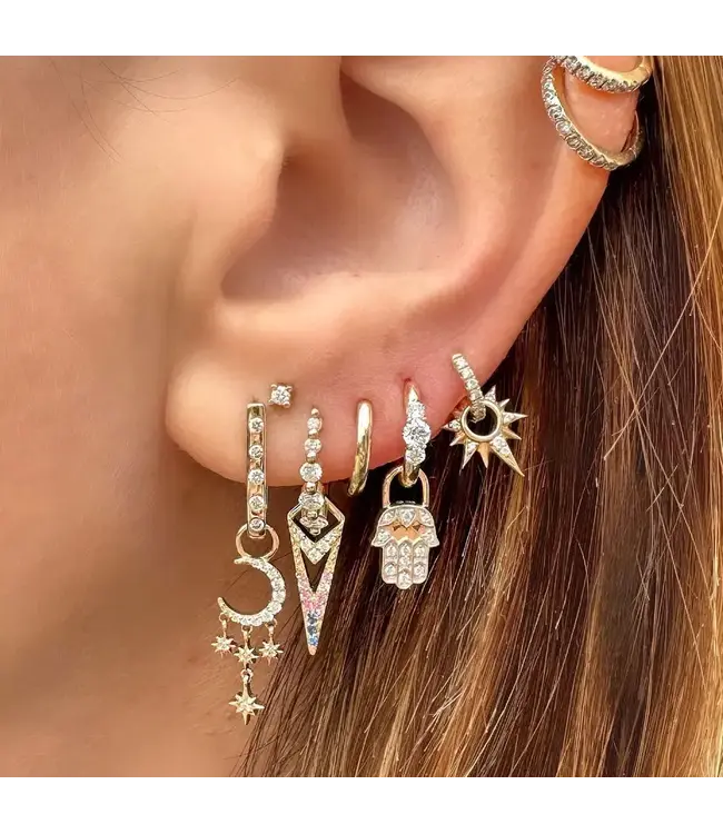 THREE STORIES TINY LOVE EXPLOSION STARBURST CHARMS
