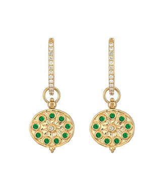 THREE STORIES Emerald Green Diamond Charms