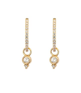 THREE STORIES CLASSIC DIAMOND BEZEL CHARMS