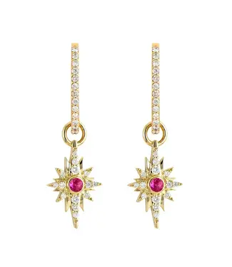 THREE STORIES SMALL SHOOTING STAR CHARMS