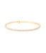 THEIA JEWELRY Clear CZ Bangle - Gold