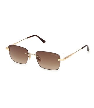 TOM FORD Jake Sunglasses - Yellow Gold