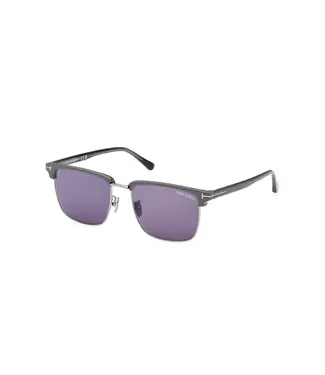 TOM FORD Hudson Sunglasses - Mastic/Blue