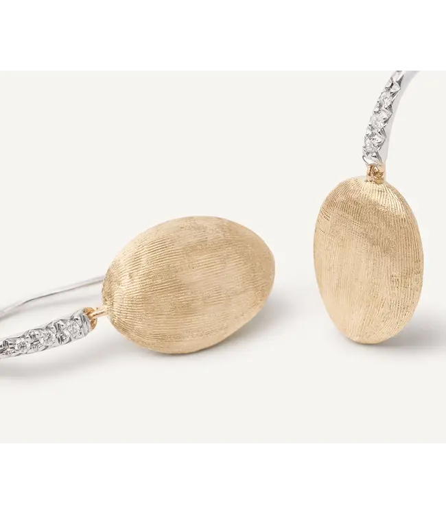 Marco Bicego Siviglia - Yellow Gold Earrings with Diamonds