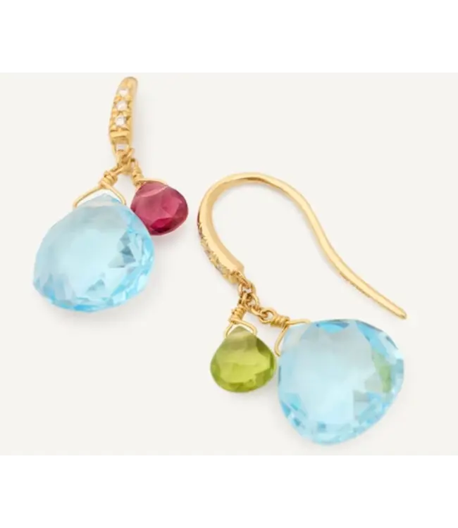 Marco Bicego Paradise - Gemstone Earrings with Diamonds