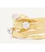 Marco Bicego Marrakech - Five Row Coil Ring with Three Diamond Stations