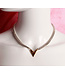 ERMINE Red Heart Eyes Necklace