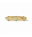 JULIE VOS Portofino Stone Hinge Bangle - Aqua Jade