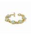 JULIE VOS Portofino Stone Bracelet - Aqua Jade