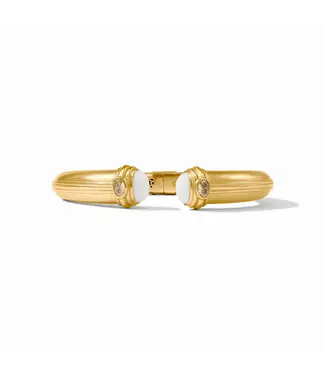 JULIE VOS Portofino Cuff - White Jade