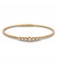 TABRIJA Beaded Bangle with Starburst Diamonds - Yellow Gold