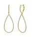 SHY CREATION Kate - Diamond Pear Earrings