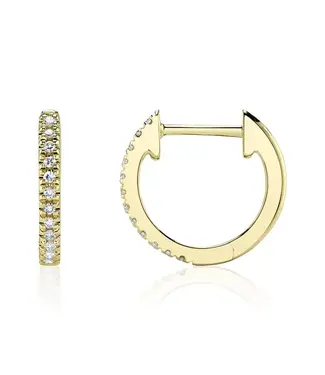 SHY CREATION Kate - Diamond Huggie Earrings