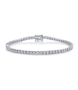 SHY CREATION Stella - Diamond Tennis Bracelet - White Gold