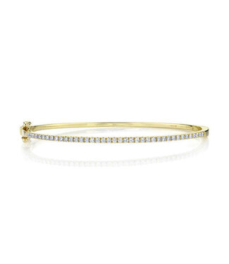 SHY CREATION Kate - Diamond Bangle - Yellow Gold