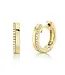 SHY CREATION Kate - Diamond Huggie Earrings