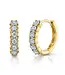 SHY CREATION Stella - Diamond Huggie Earrings