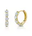 SHY CREATION Gia - Diamond Huggie Earrings