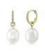 SHY CREATION Jackie - Diamond & Cultured Pearl Earrings