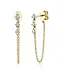SHY CREATION Kate - Diamond Chain Earrings