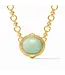 JULIE VOS Portofino Demi Necklace - Aqua Jade