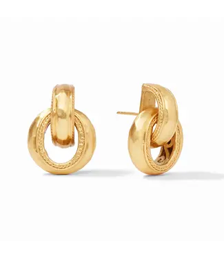 JULIE VOS Cannes Doorknocker Earrings
