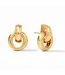 JULIE VOS Cannes Doorknocker Earrings