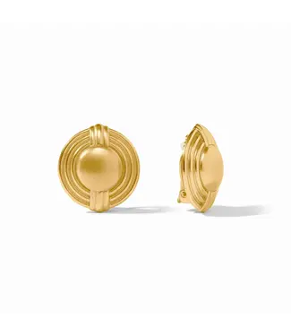 JULIE VOS Portofino Statement Clips - Gold