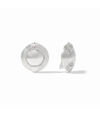 JULIE VOS Portofino Statement Clips - Silver