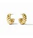 JULIE VOS Medium Ravello Statement Hoops - Gold