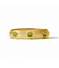 JULIE VOS Cobblestone Stone Hinge Bangle - Green