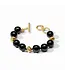 JULIE VOS Ravello Bracelet - Obsidian Black