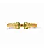 JULIE VOS Cobblestone Demi Cuff - Green