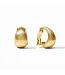 JULIE VOS Gold Cobblestone Hoop Clips