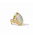 JULIE VOS Essex Statement Ring - Mother of Pearl (size 6/7)