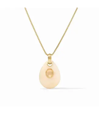 JULIE VOS Carnaby Pendant Necklace - Ivory