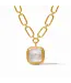 JULIE VOS Sahara Statement Necklace - Iridescent Clear Crystal