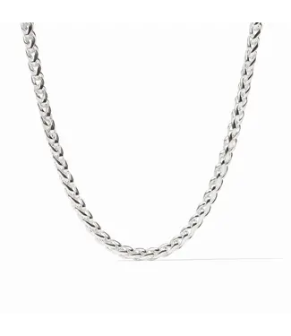 JULIE VOS Silver Cobblestone Link Necklace