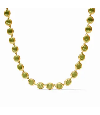 JULIE VOS Cobblestone Tennis Necklace - Green