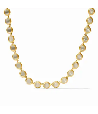 JULIE VOS Cobblestone Tennis Necklace - Ivory