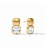 JULIE VOS Gold Catalina Earrings - Cubic Zirconia