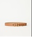 B-LOW THE BELT Lou Leather Belt - Cuoio Gold